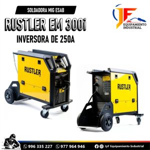 Soldadora MIG ESAB Rustler EM 300i - Inversora de 250A