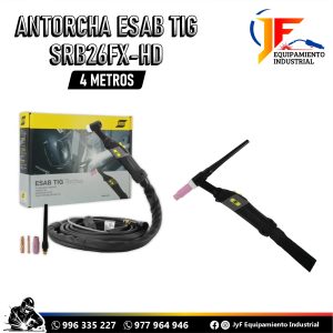 Antorcha ESAB TIG SRB26FX-HD - 4 metros